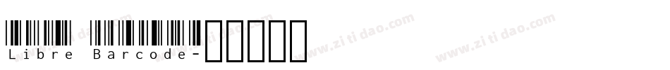 Libre Barcode字体转换